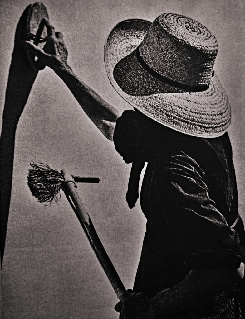 Fotografía antigua de campesino tradicional en Sa Païssa den Botja Ibiza