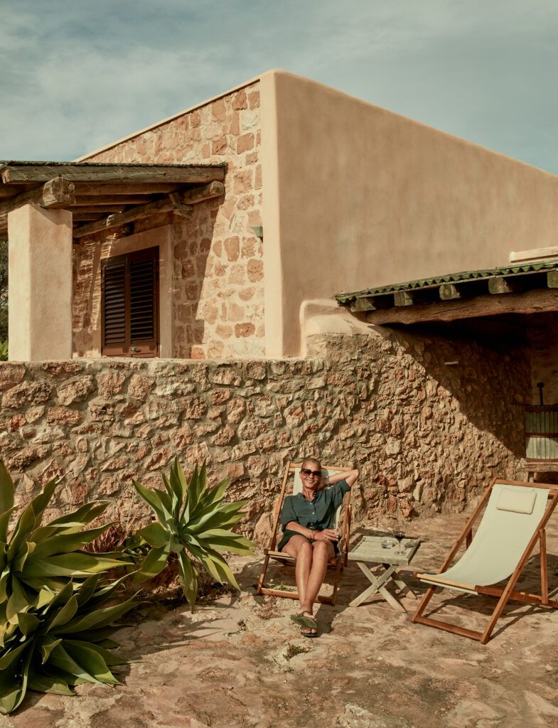 Momento de descanso al sol en Sa Païssa den Botja Ibiza